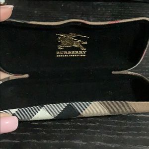 Burberry eye glass case